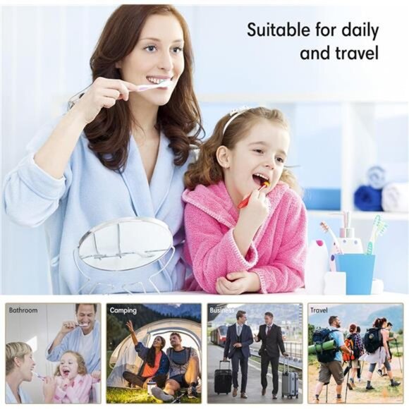 Travel Toothbrush Head Covers Toothbrush Protector Case Wall Mounted Organizer - Picture 3 of 7